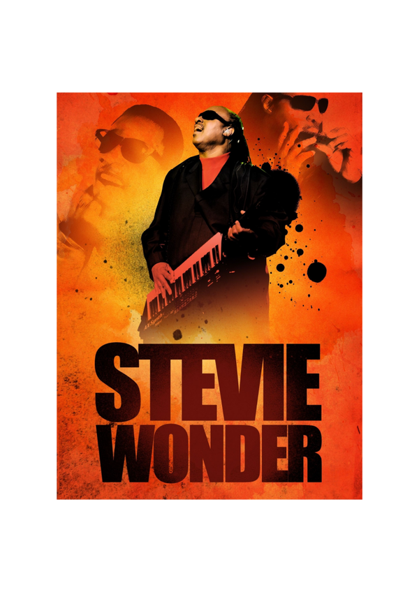 Stevie Wonder 5 Music Print  Concert Wall Art Memorabilia gift A5,A4,A3