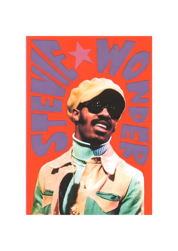 Stevie Wonder 6 Music Print  Concert Wall Art Memorabilia gift A5,A4,A3