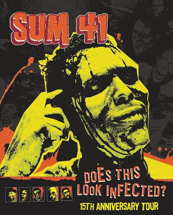 Sum 41 6 Music Print  Concert Wall Art Memorabilia gift A5,A4,A3