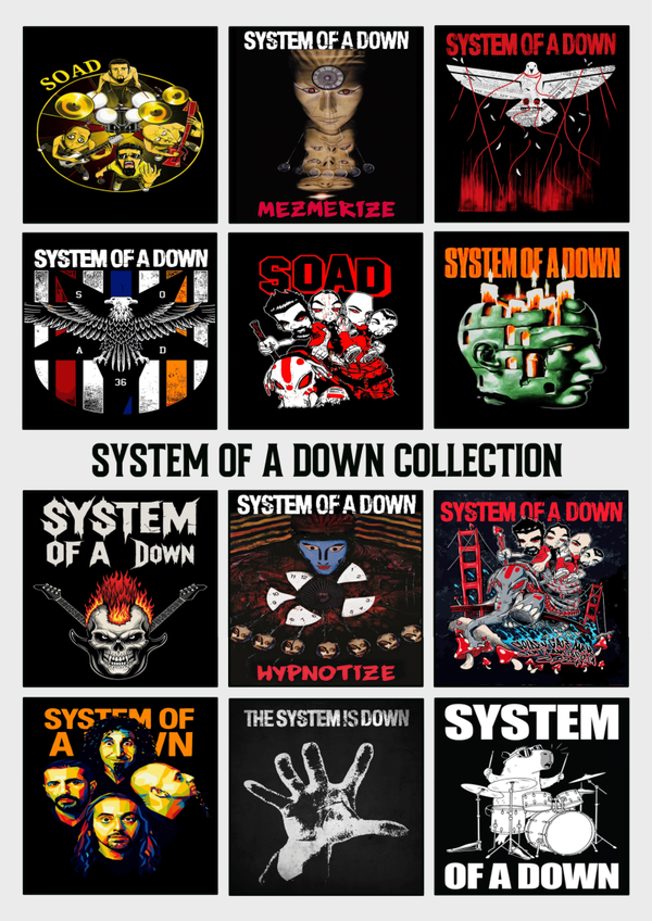 System of a down 028 Music Print  Concert Wall Art gift A5,A4,A3