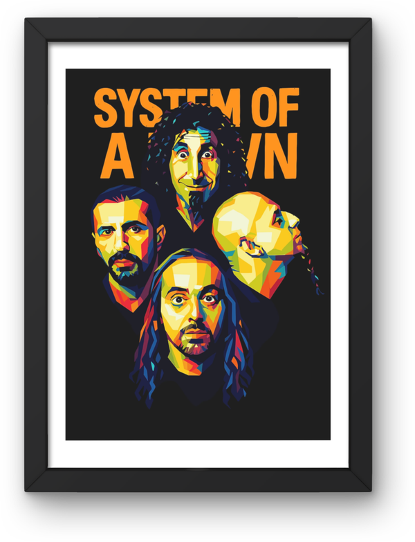 System of a down 1 print Music Print PDF,File  Instant Digital Download ,A3,A4,A5.