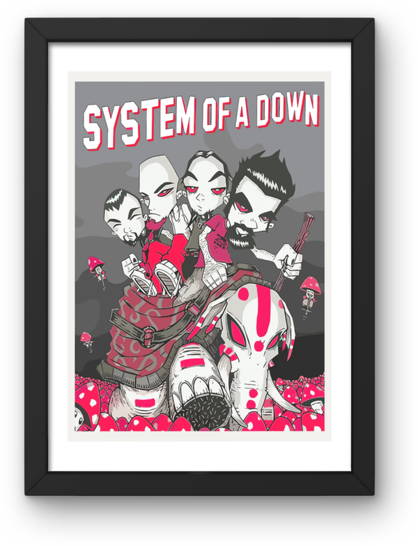 System of a down 17 print Music Print PDF,File  Instant Digital Download ,A3,A4,A5.