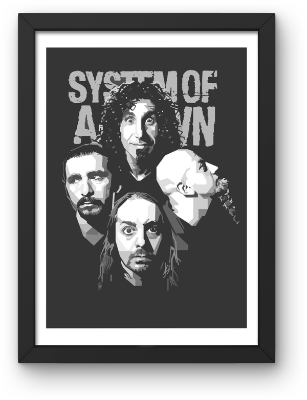 System of a down 5 print Music Print PDF,File  Instant Digital Download ,A3,A4,A5.