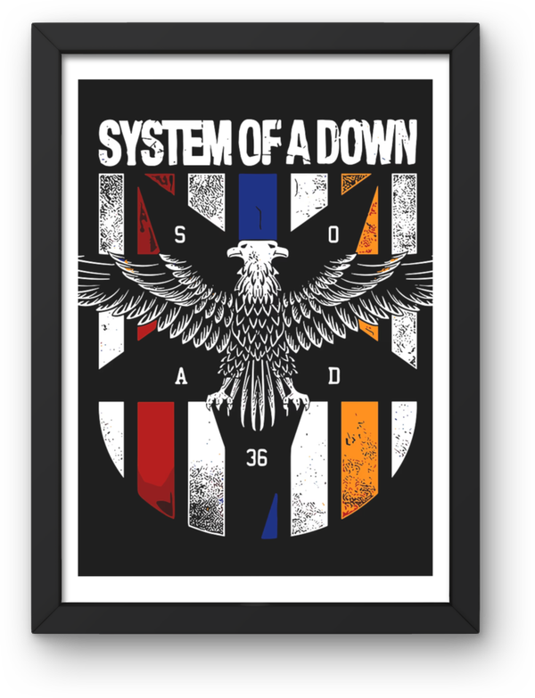 System of a down 8 print Music Print PDF,File  Instant Digital Download ,A3,A4,A5.