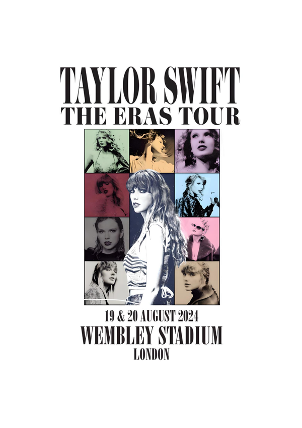 Taylor Swift 2 Music Print  Concert Wall Art Memorabilia gift A5,A4,A3