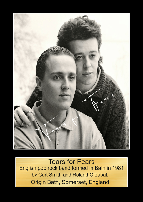 Tears for fears print Music Poster Wall Art Memorabilia gift A5,A4,A3.