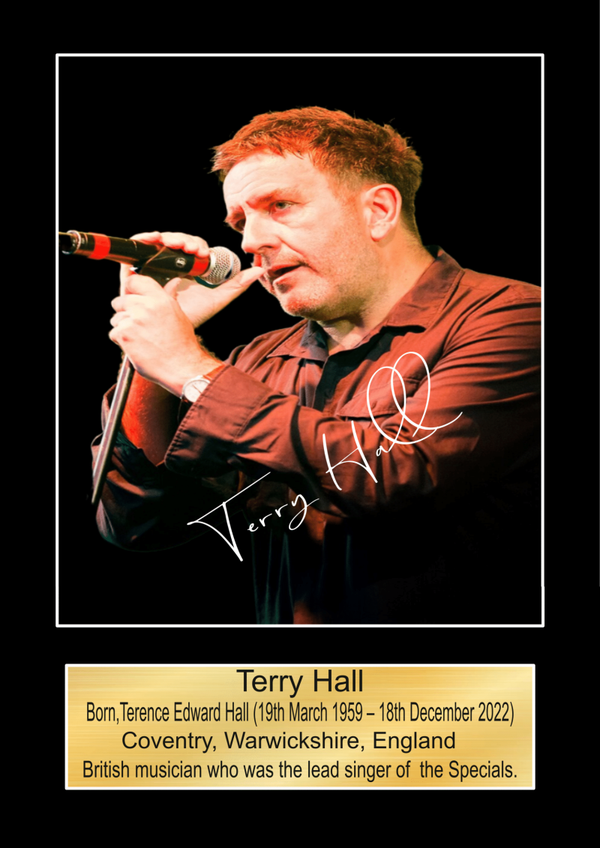 Terry Hall 2 (The Specials) Music Poster Souvenir Wall Art Memorabilia gift A5,A4,A3.