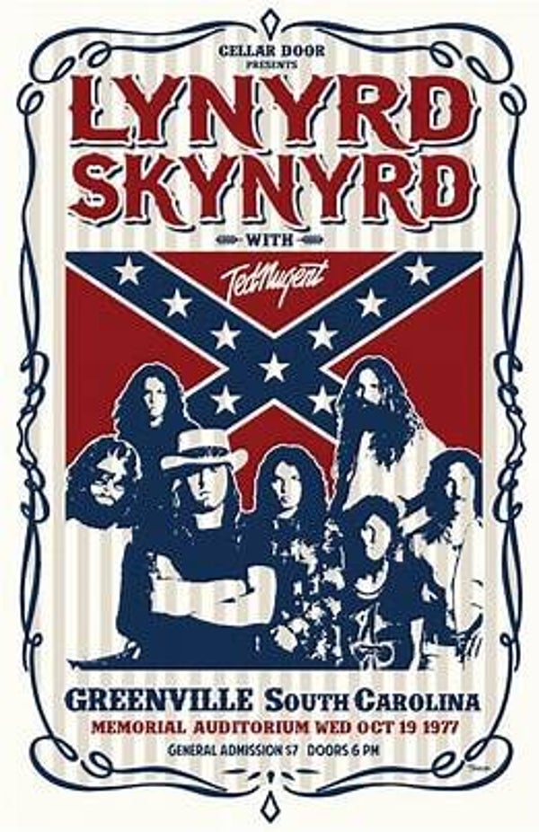 Lynyrd Skynyrd 19  Music Print  Concert Wall Art Memorabilia gift A5,A4,A3