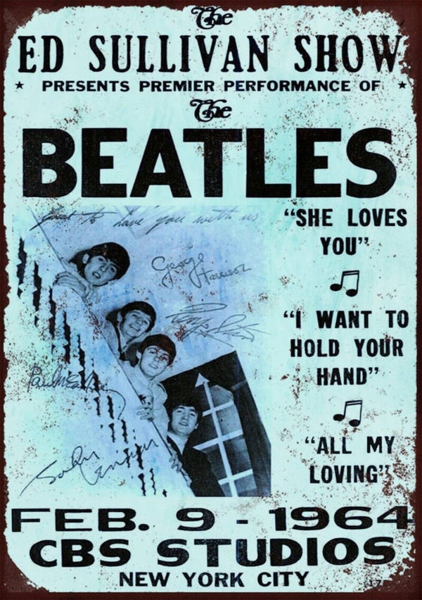 The Beatles 12 Music Print  Concert Wall Art Memorabilia gift A5,A4,A3