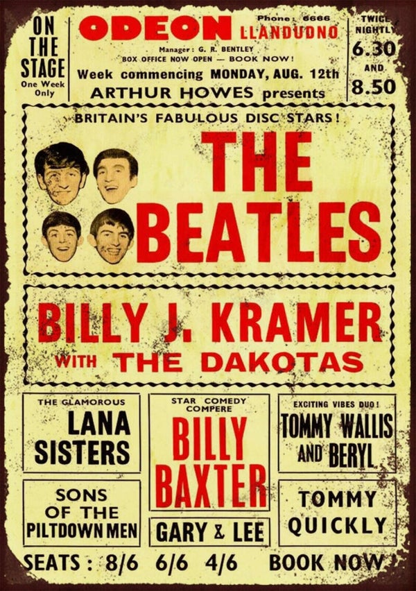 The Beatles 8 Music Print  Concert Wall Art Memorabilia gift A5,A4,A3