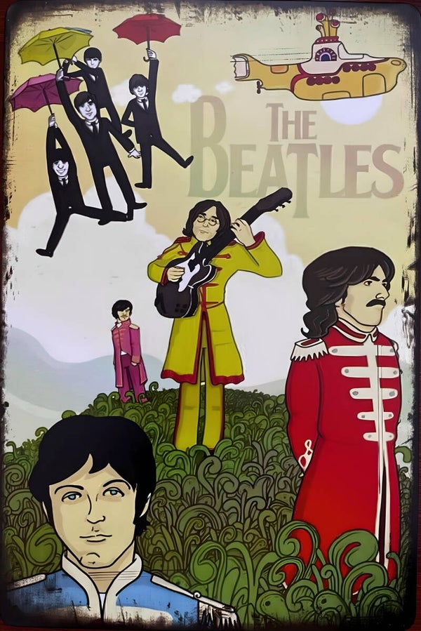 The Beatles 9 Music Print  Concert Wall Art Memorabilia gift A5,A4,A3