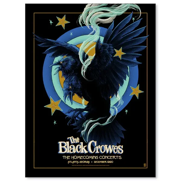 The Black Crows 2  Music Print  Concert Wall Art Memorabilia gift A5,A4,A3