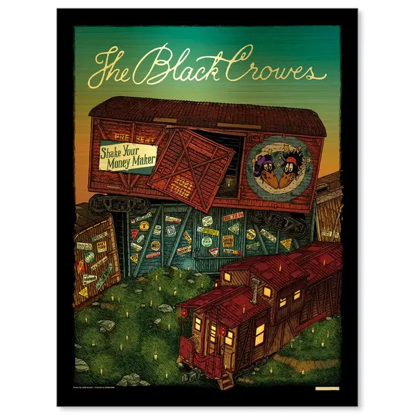 The Black Crows 3  Music Print  Concert Wall Art Memorabilia gift A5,A4,A3