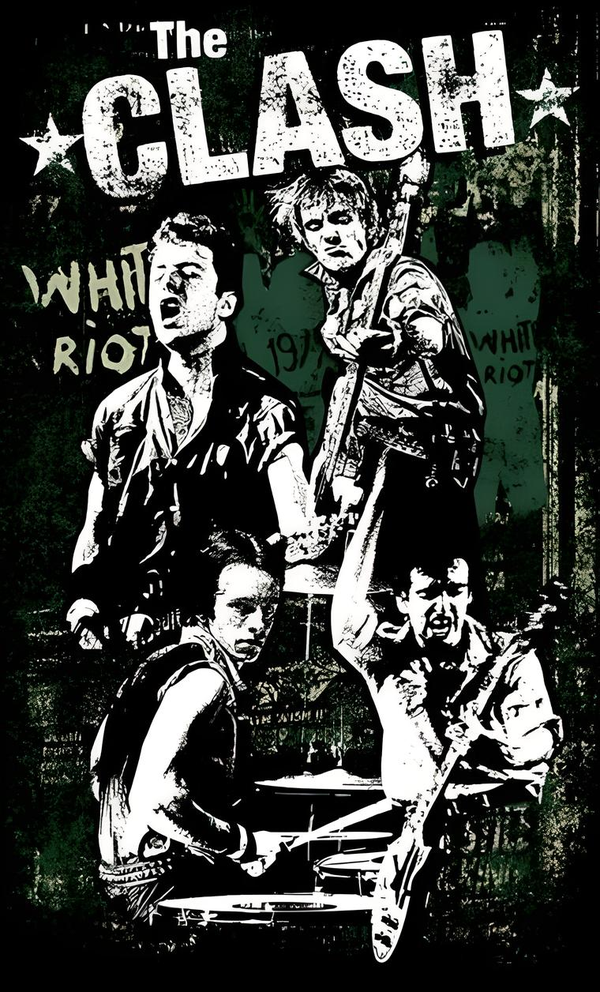 The Clash 2 Music Print  Concert Wall Art Memorabilia gift A5,A4,A3