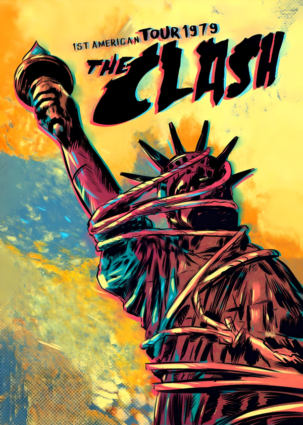 The Clash 4 Music Print  Concert Wall Art Memorabilia gift A5,A4,A3