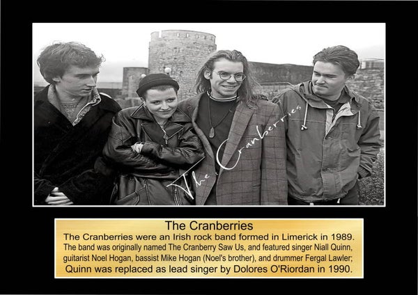 The Cranberries  Music Poster Souvenir Wall Art Memorabilia gift A5,A4,A3.