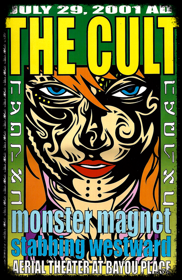 The Cult 12 Music Print  Concert Wall Art Memorabilia gift A5,A4,A3