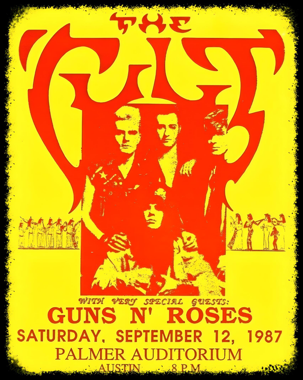 The Cult 9 Music Print  Concert Wall Art Memorabilia gift A5,A4,A3