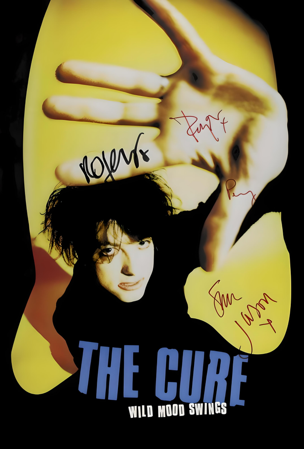 The Cure 6 Music Print  Concert Wall Art Memorabilia gift A5,A4,A3