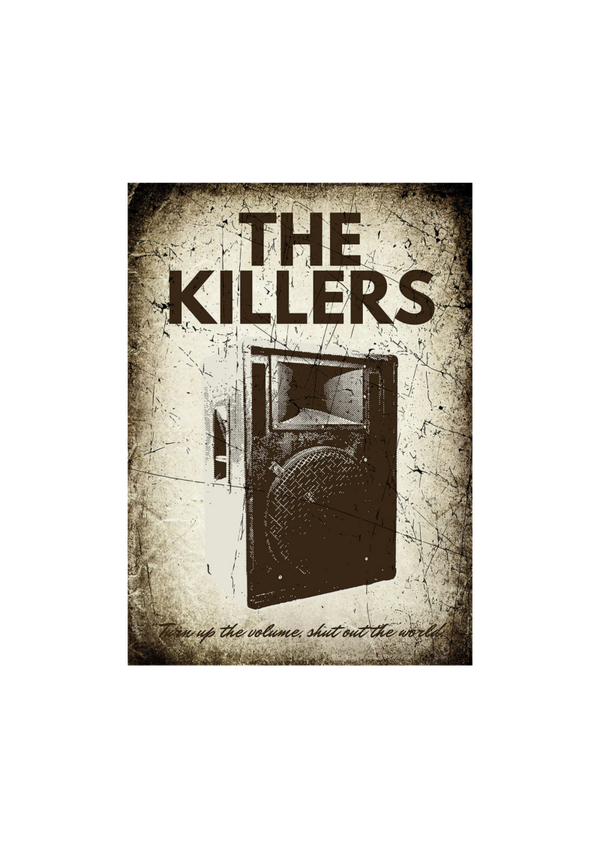 The Killers 005 Music Print  Concert Wall Art gift A5,A4,A3