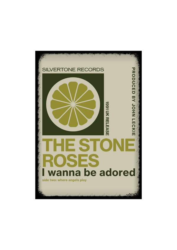 The Stone Roses 16 Music Print  Concert Wall Art Memorabilia gift A5,A4,A3