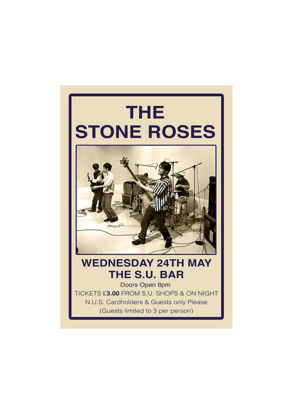 The Stone Roses 5 Music Print  Concert Wall Art Memorabilia gift A5,A4,A3