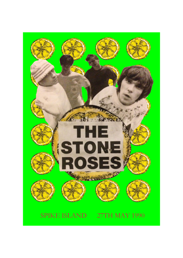 The Stone Roses 9 Music Print  Concert Wall Art Memorabilia gift A5,A4,A3