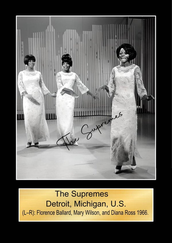 The Supremes Music Poster Wall Art Memorabilia gift A5,A4,A3.
