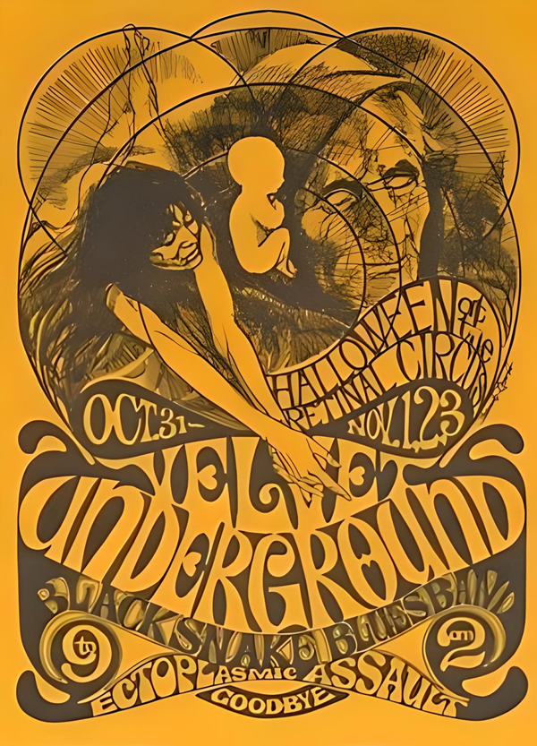 The Velvet Underground 1  Music Print  Concert Wall Art Memorabilia gift A5,A4,A3