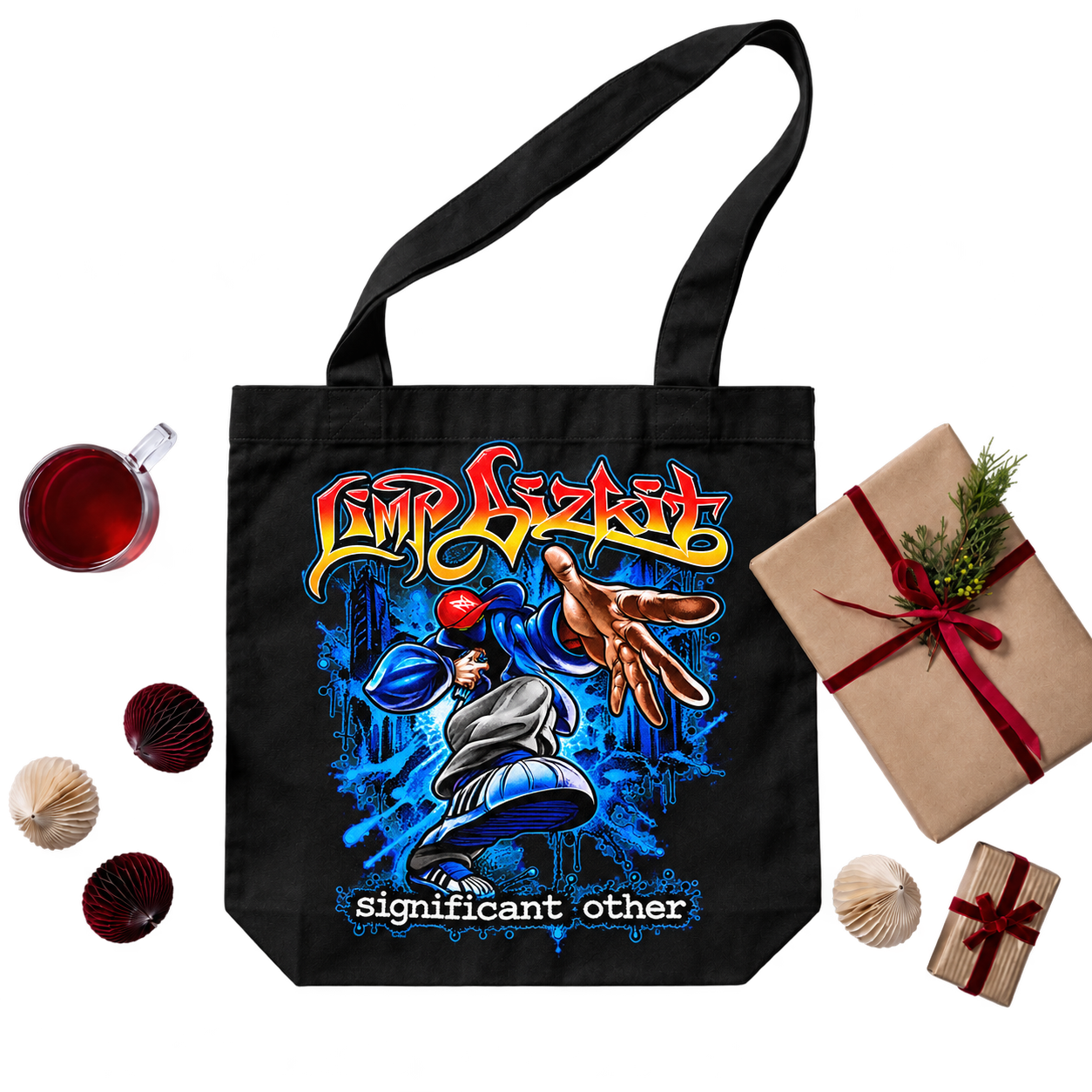 Limp Bizkit#421  Tote Bag Music Merch Cotton Shopper Gift Bag New