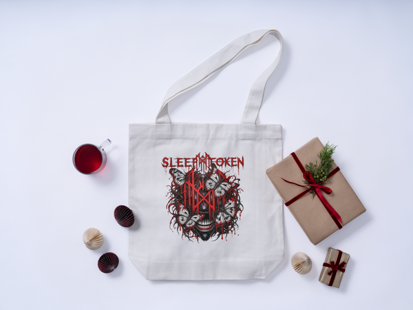 Sleep Token 6 Tote Bag Music Merch Cotton Shopper Gift Bag New