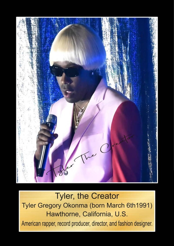 Tyler the Creator Music Poster Souvenir Wall Art Memorabilia gift A5,A4,A3.