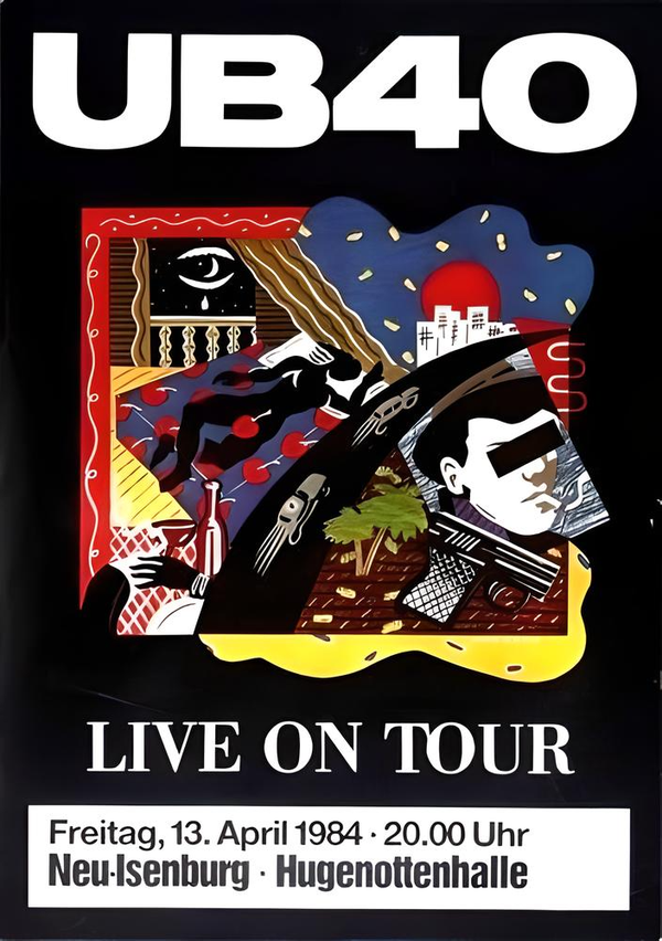 UB 40 2 Music Print  Concert Wall Art Memorabilia gift A5,A4,A3