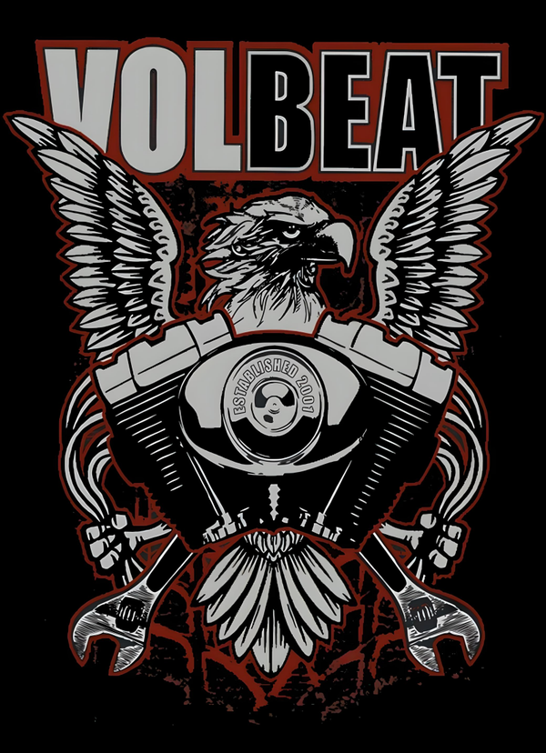 Volbeat 7 Music Print  Concert Wall Art Memorabilia gift A5,A4,A3