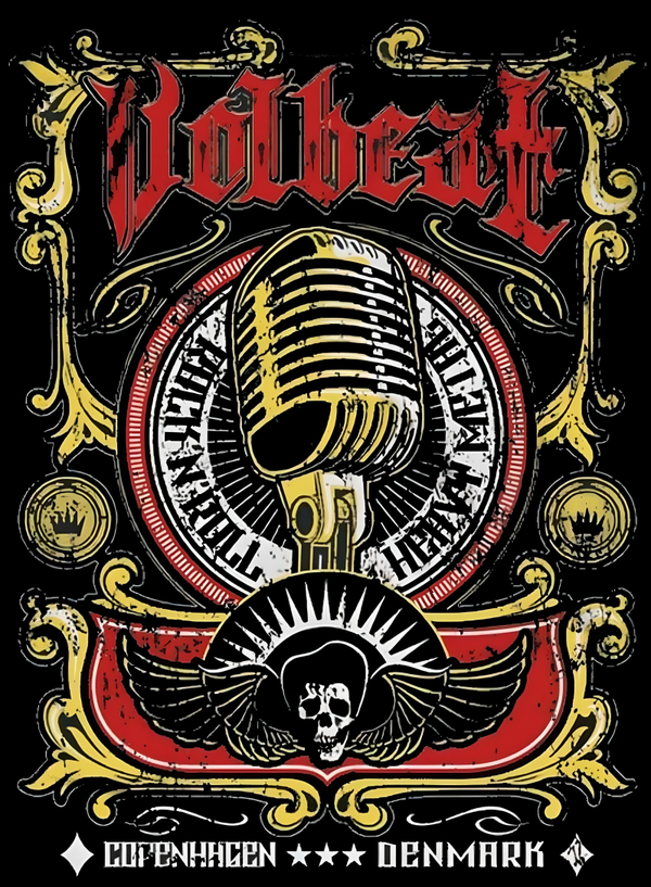 Volbeat 8 Music Print  Concert Wall Art Memorabilia gift A5,A4,A3