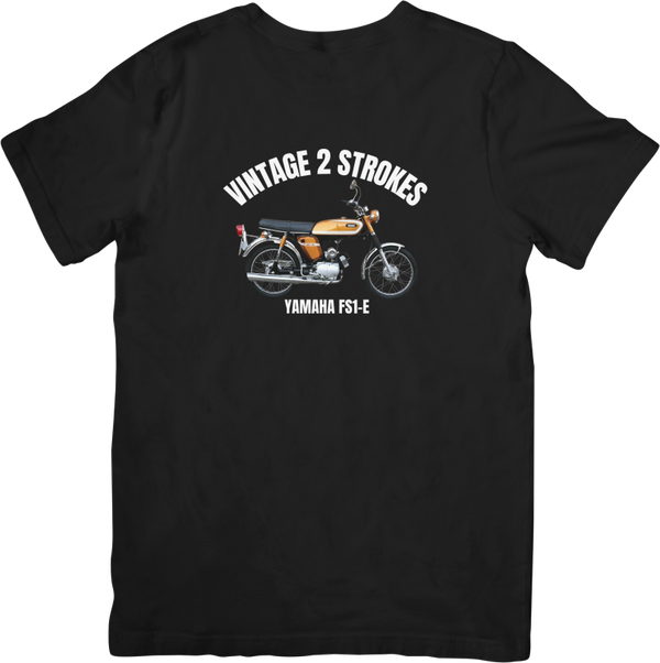 Yamaha 50 FSIE Orange White  Music Unisex Fit for Men & Women Quality Cotton T-Shirt Black