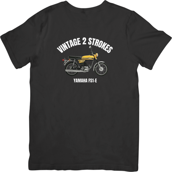 Yamaha 50 FSIE Yellow White  Music Unisex Fit for Men & Women Quality Cotton T-Shirt Black