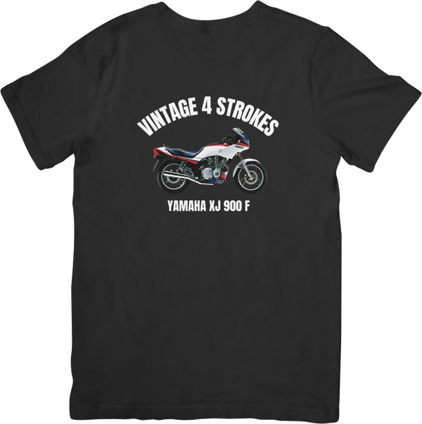 YAMAHA XJ900F VINTAGE Unisex Fit for Men & Women Quality Cotton T-Shirt Black