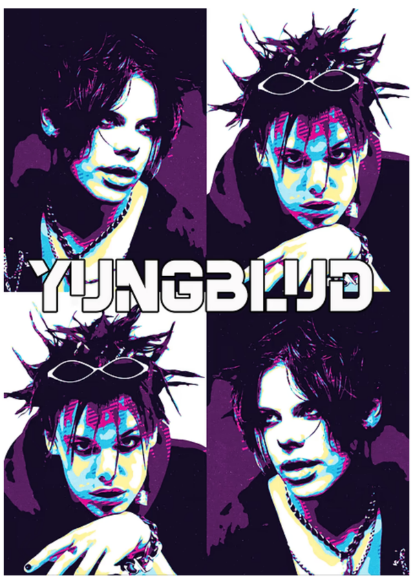Yung Blud 1 Music Print  Concert Wall Art Memorabilia gift A5,A4,A3