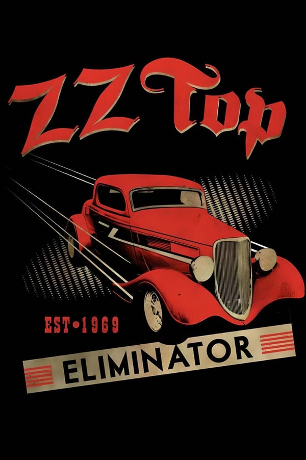 ZZ Top 4 Music Print  Concert Wall Art Memorabilia gift A5,A4,A3