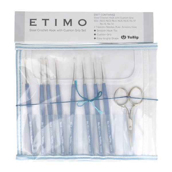 Tulip Étimo Royal Silver haaknaalden set