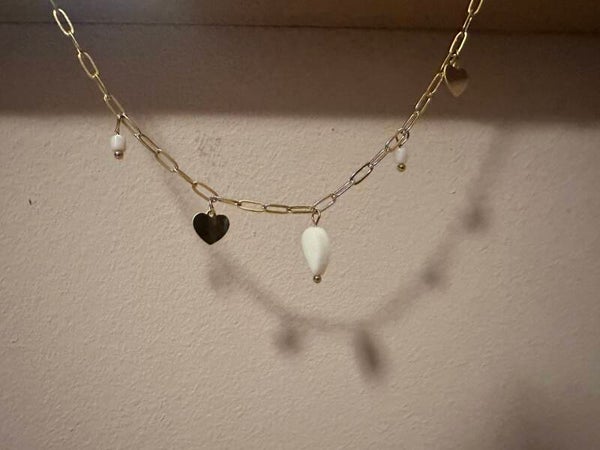 Armband: seashell goud