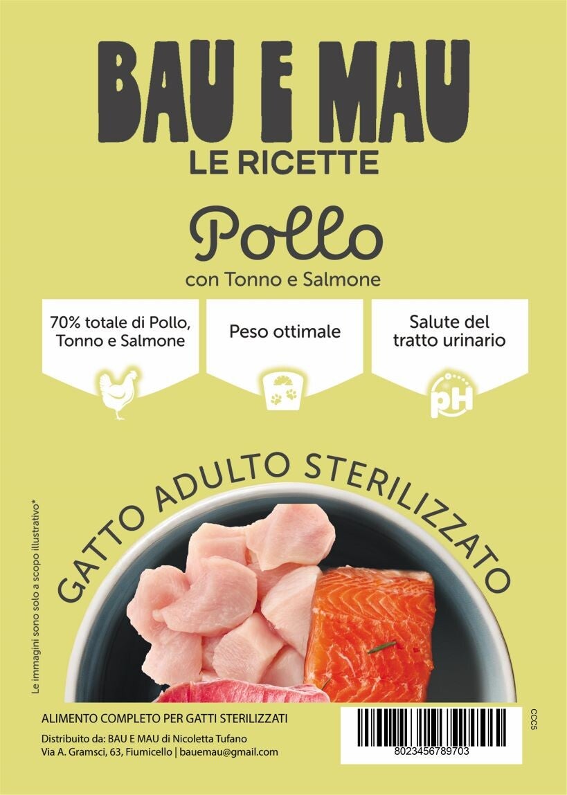 Gatto adulto sterilizzato, POLLO