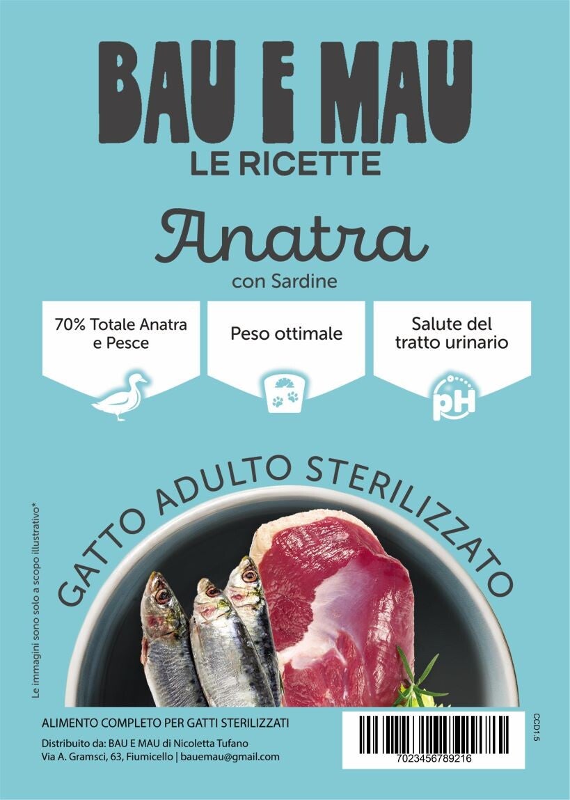 Gatto adulto sterilizzato, ANATRA