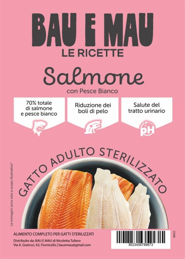 Gatto anziano, SALMONE