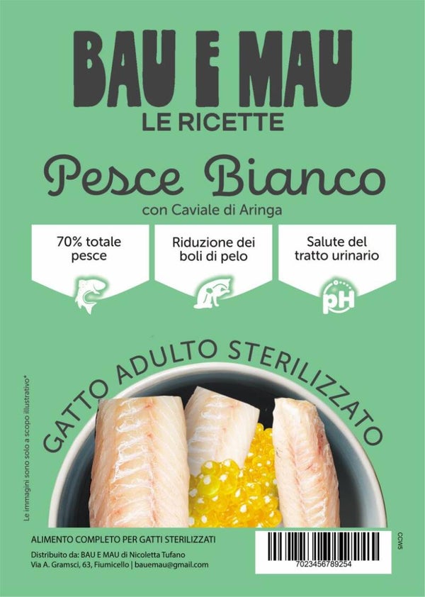 Gatto anziano, PESCE BIANCO