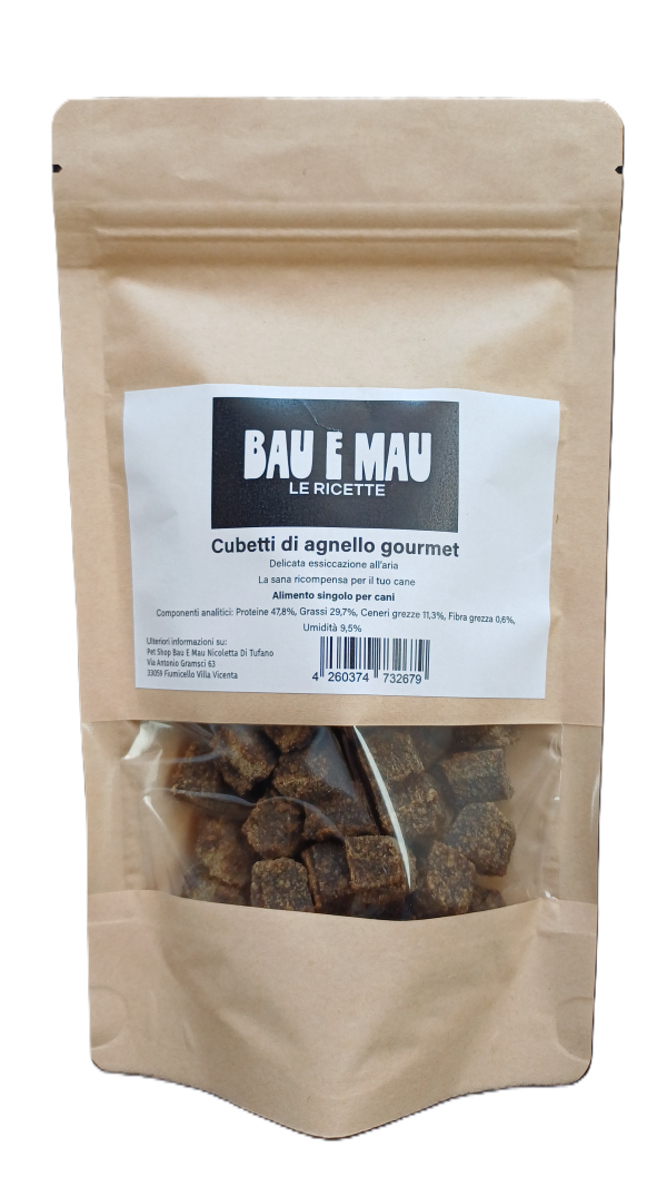 Snack cane, CUBETTI DI AGNELLO