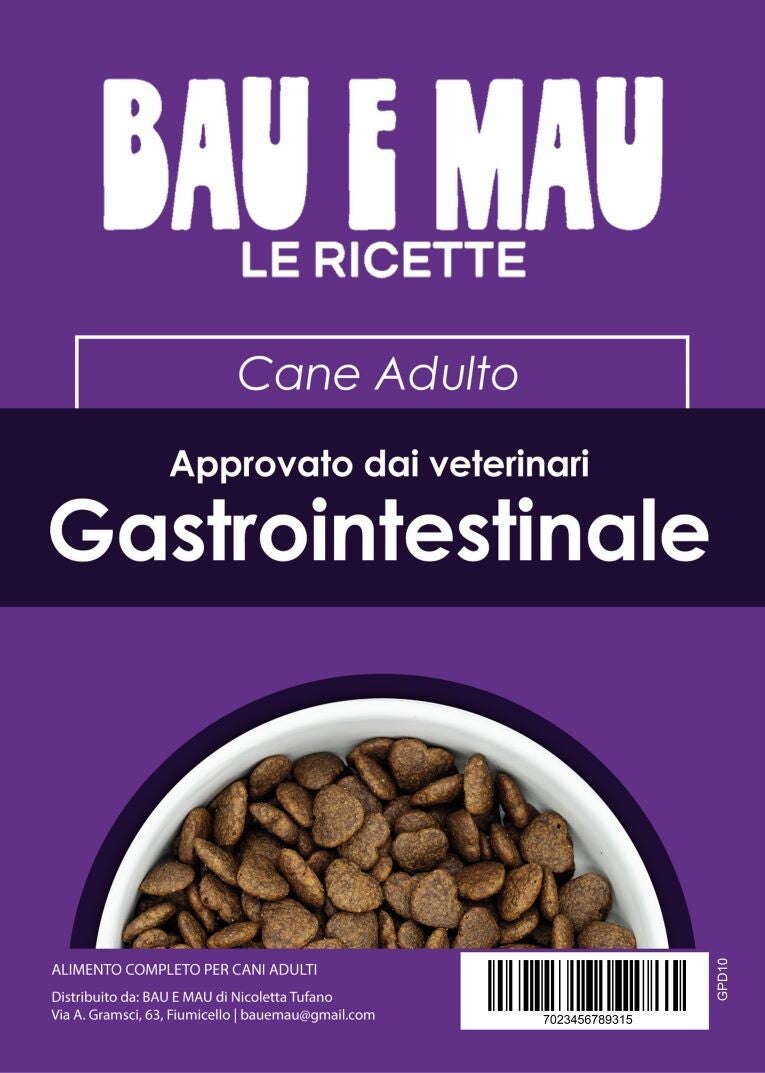 Cane adulto, dieta, GASTROINTESTINALE CURA DIGESTIVA