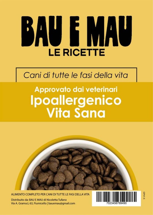 Cane, dieta, IPOALLERGENICO VITA SANA