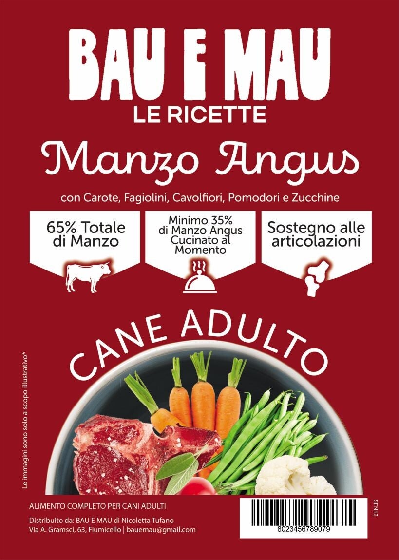 Cane adulto, MANZO ANGUS SUPERFOOD